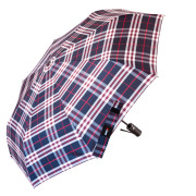 ombrello apri-chiudi poliestere scozzese